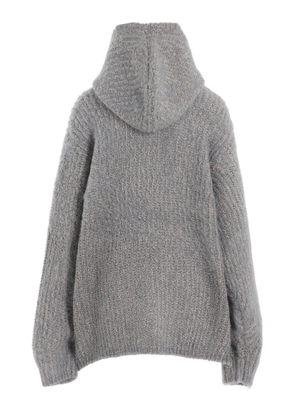 FLEECE RAISED HOODIE
