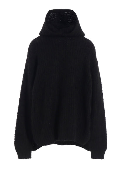 FLEECE RAISED HOODIE
