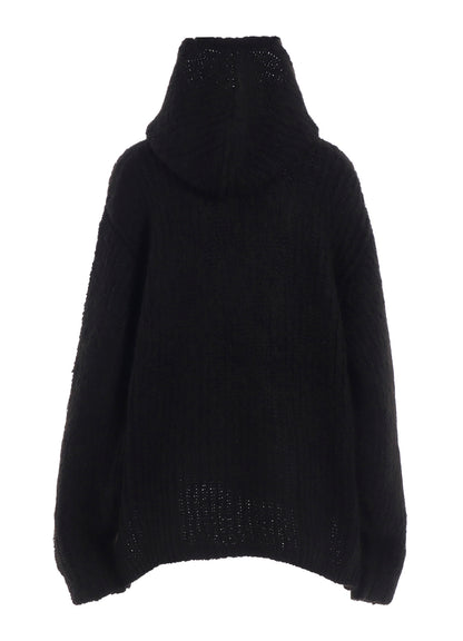 FLEECE RAISED HOODIE