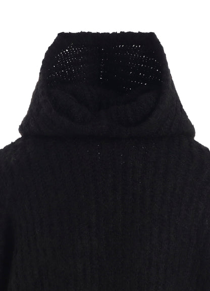 FLEECE RAISED HOODIE