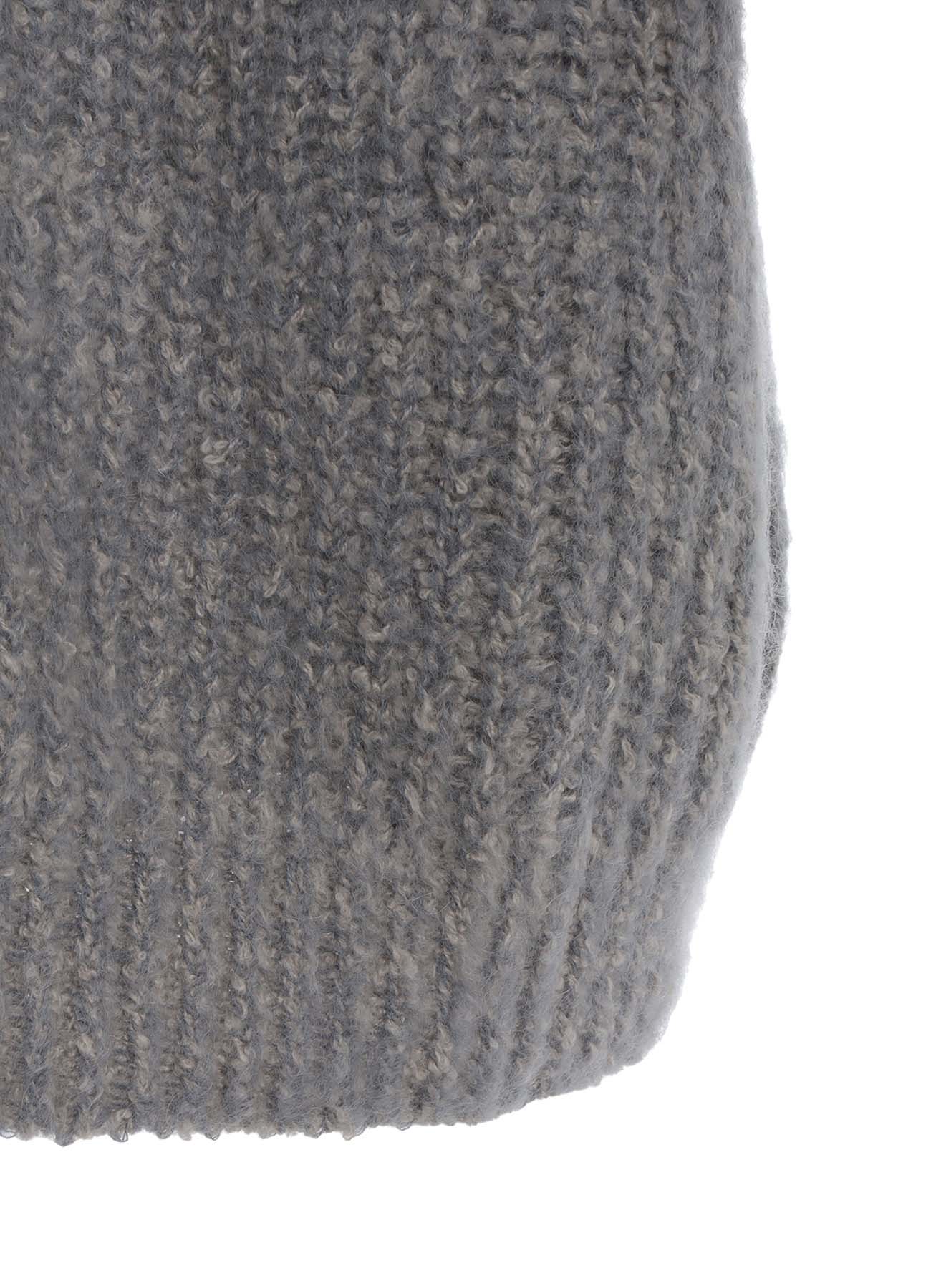 FLEECE RAISED ZIP-UP CARDIGAN