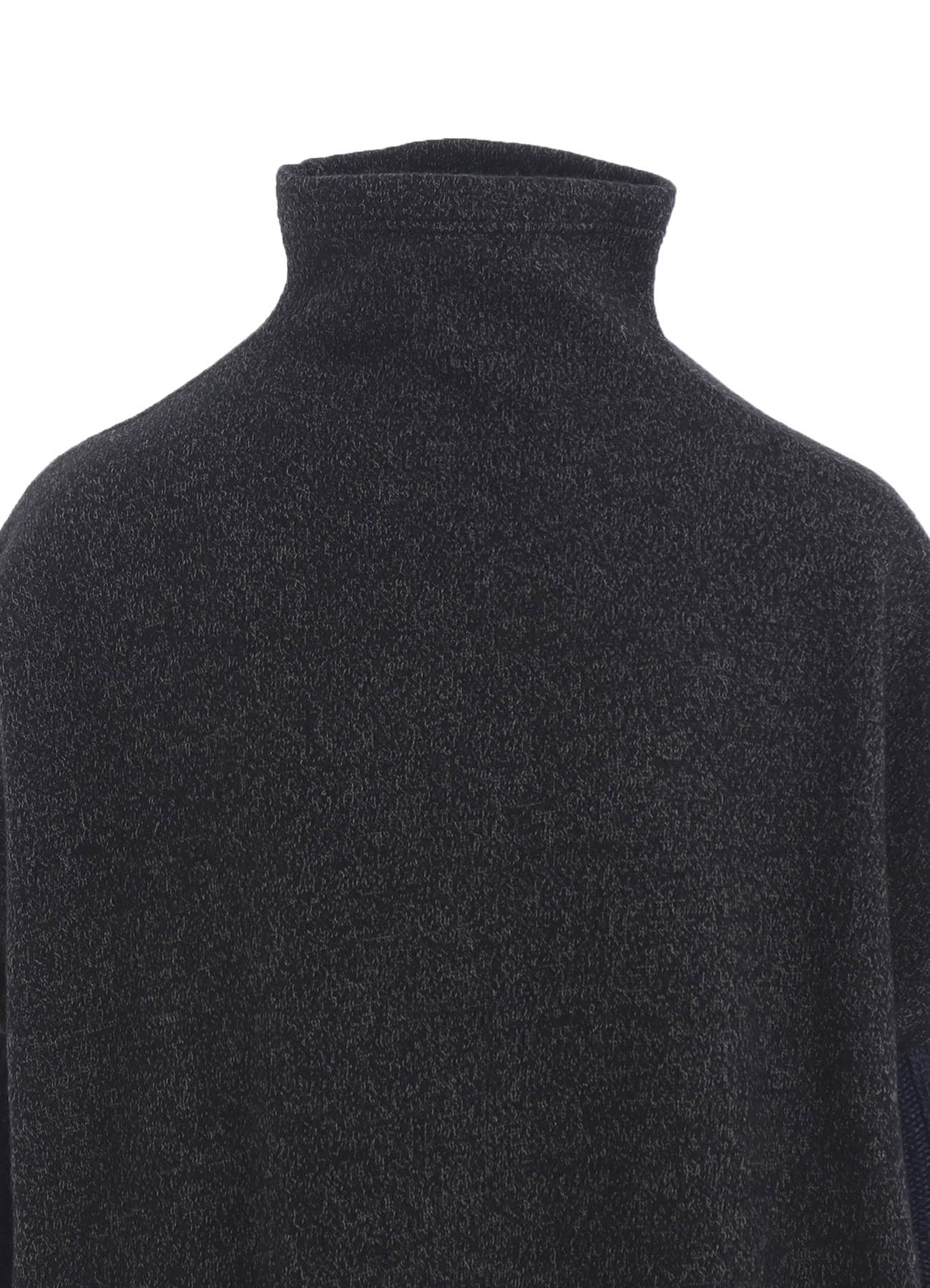 KNIT CONBINATION HIGH NECK DRESS
