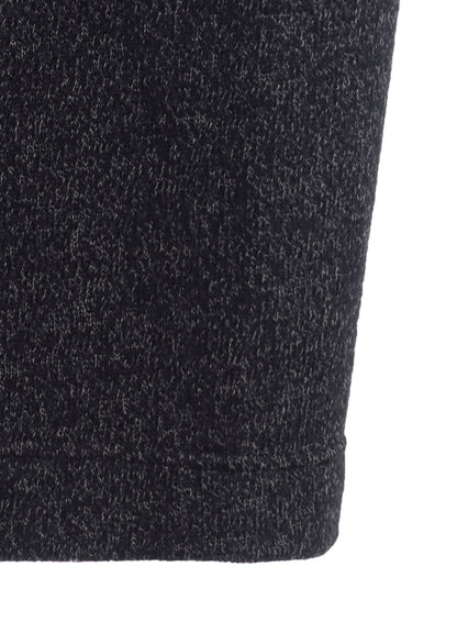 KNIT CONBINATION HIGH NECK DRESS