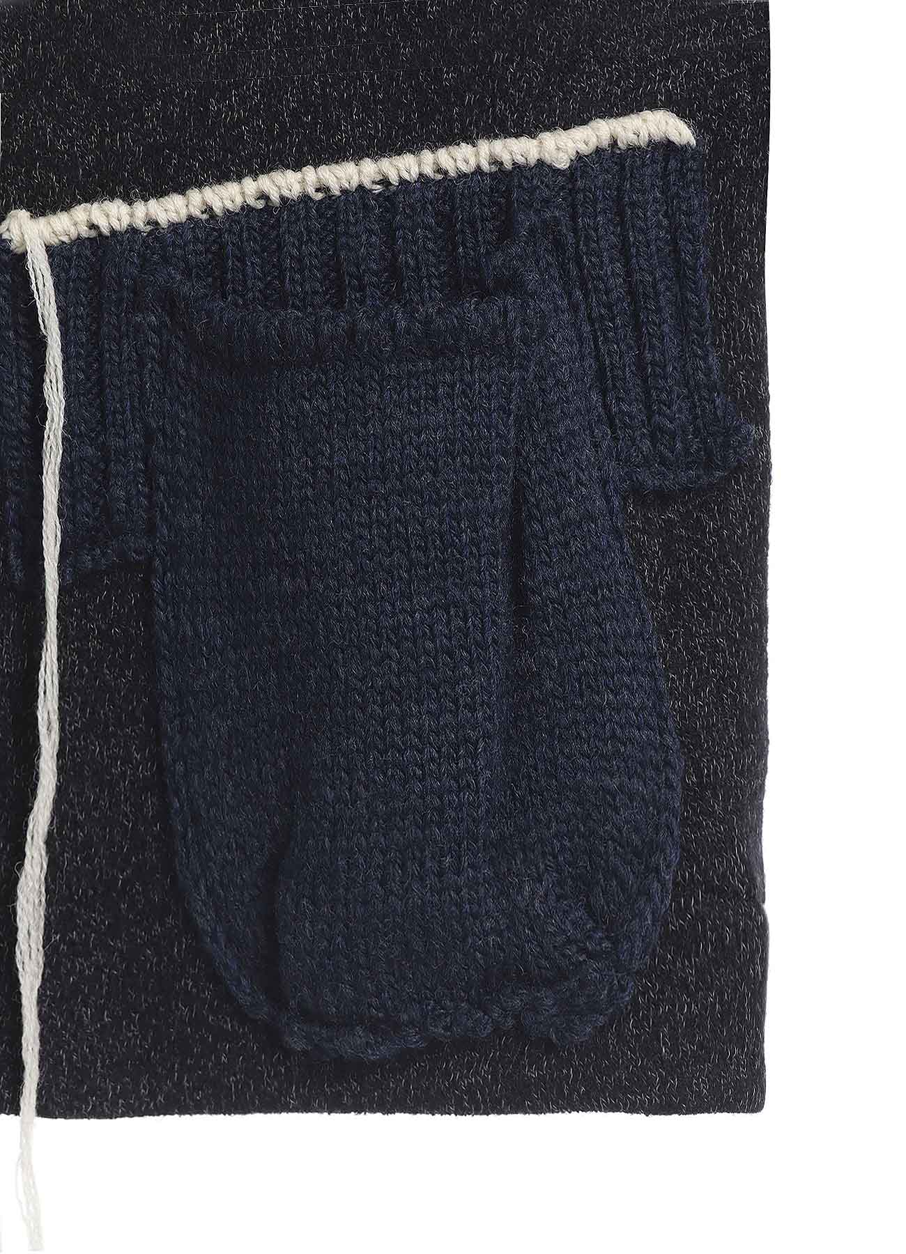 KNIT COMBINATION SHORT JACKET