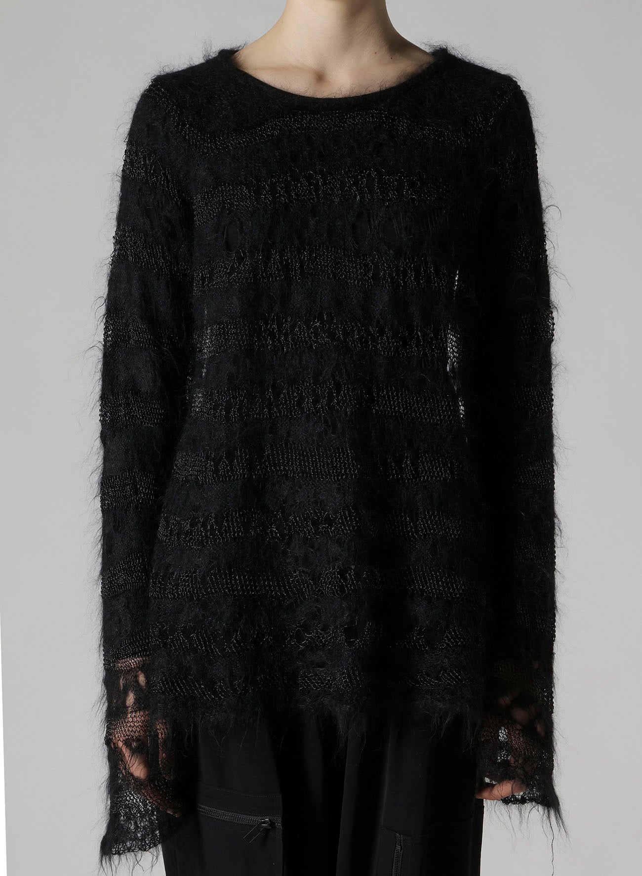 WOLE DESIGN MOHAIR KNITED PULLOVER