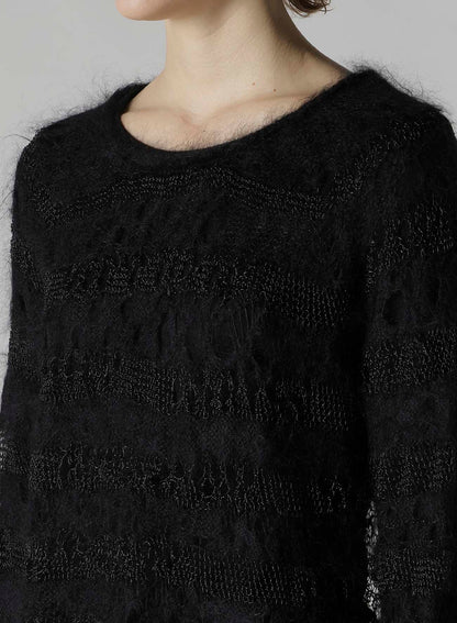 WOLE DESIGN MOHAIR KNITED PULLOVER