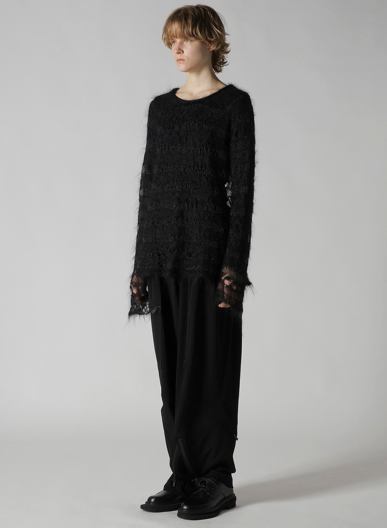 WOLE DESIGN MOHAIR KNITED PULLOVER