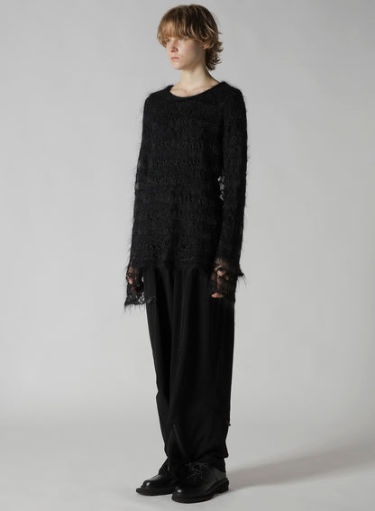 WOLE DESIGN MOHAIR KNITED PULLOVER