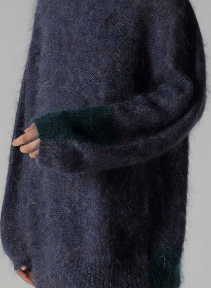 COLOR SCHEME MOHAIR PULLOVER
