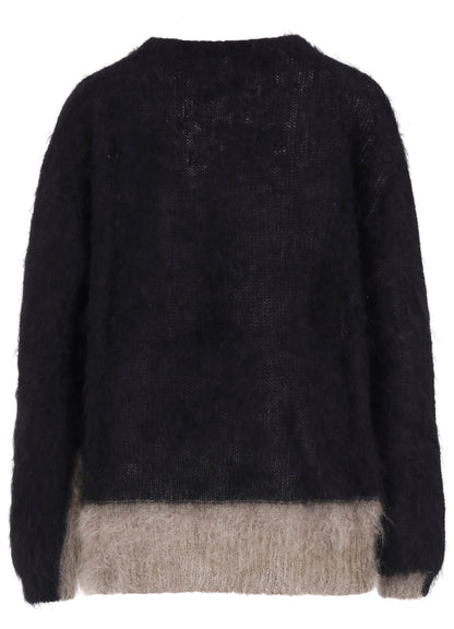 COLOR SCHEME MOHAIR PULLOVER