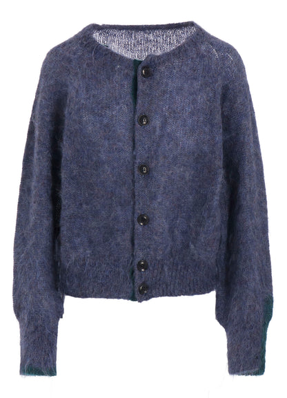COLOR SCHEME MOHAIR CARDIGAN