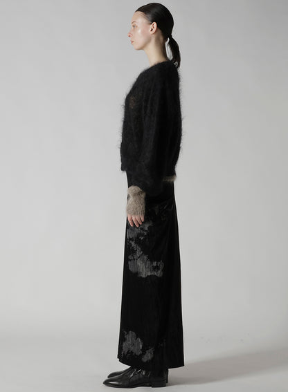 COLOR SCHEME MOHAIR CARDIGAN