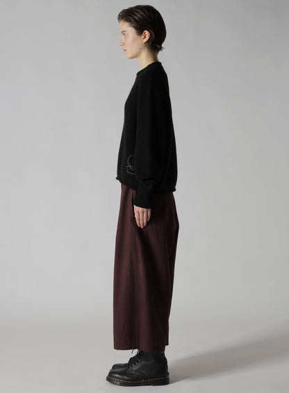 MILLING JERSEY EMBROIDERY PULLOVER