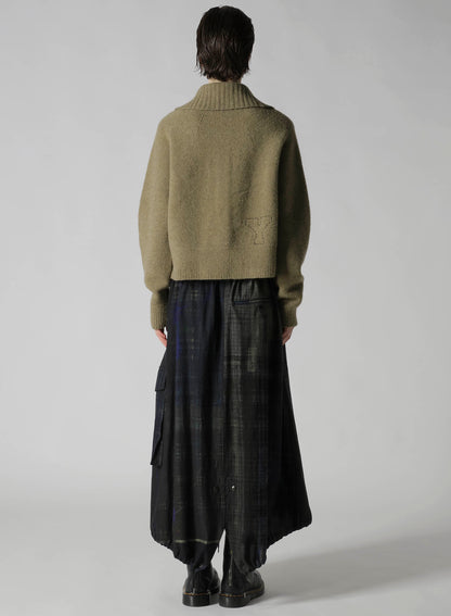 MILLING JERSEY EMBROIDERY CARDIGAN