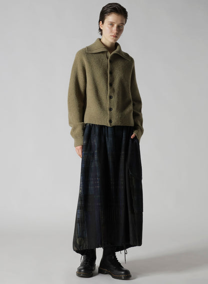 MILLING JERSEY EMBROIDERY CARDIGAN