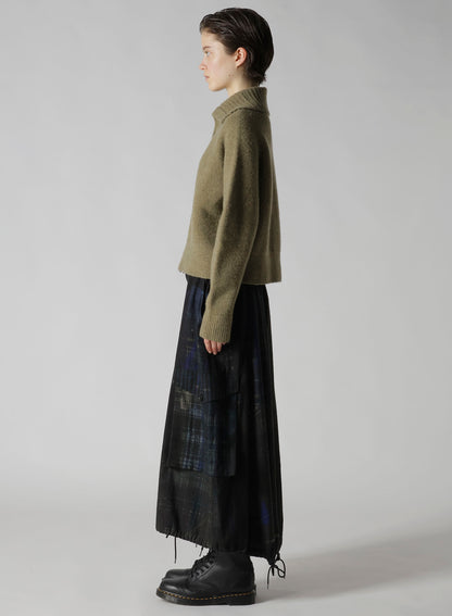 MILLING JERSEY EMBROIDERY CARDIGAN