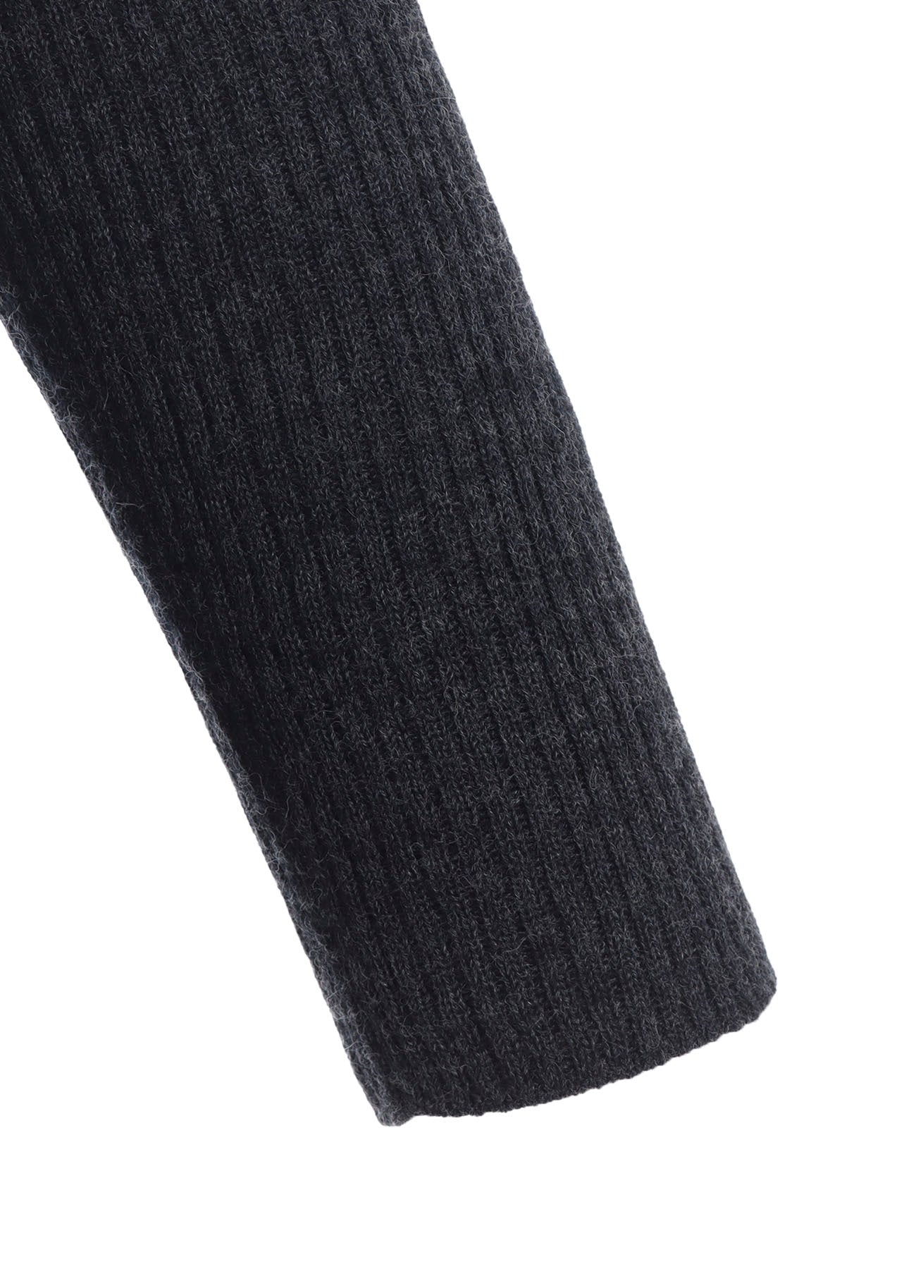 DOUBLE HIGH NECK RIB PULLOVER