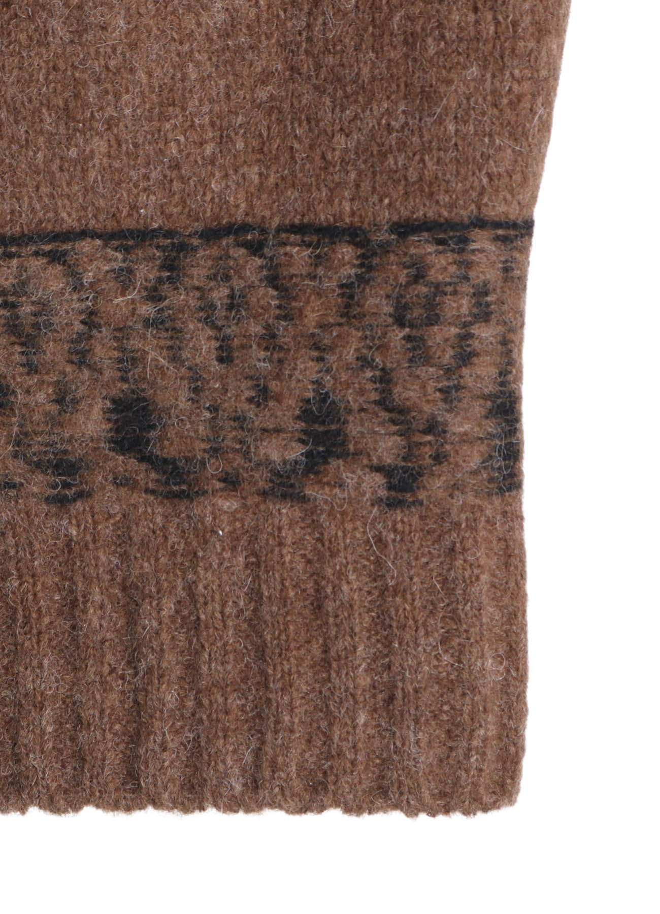 NORDIC DESIGN HIGH NECK KNIT PULLOVER