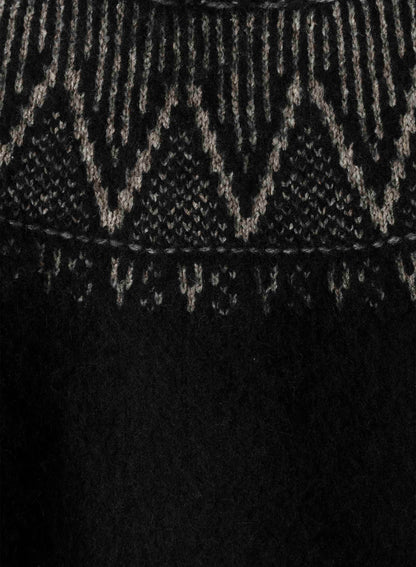 NORDIC DESIGN HIGH NECK KNIT PULLOVER