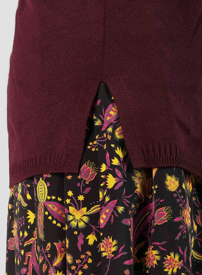 WOOL BREND TWISTED KNIT
