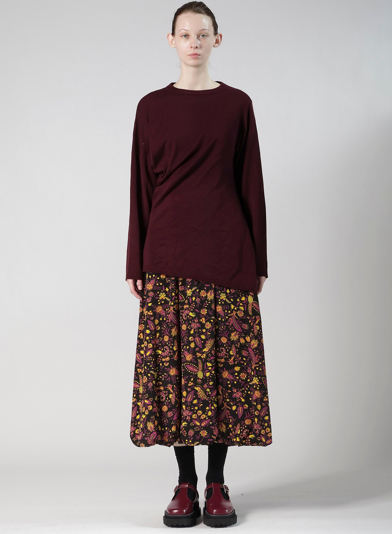 WOOL BREND TWISTED KNIT