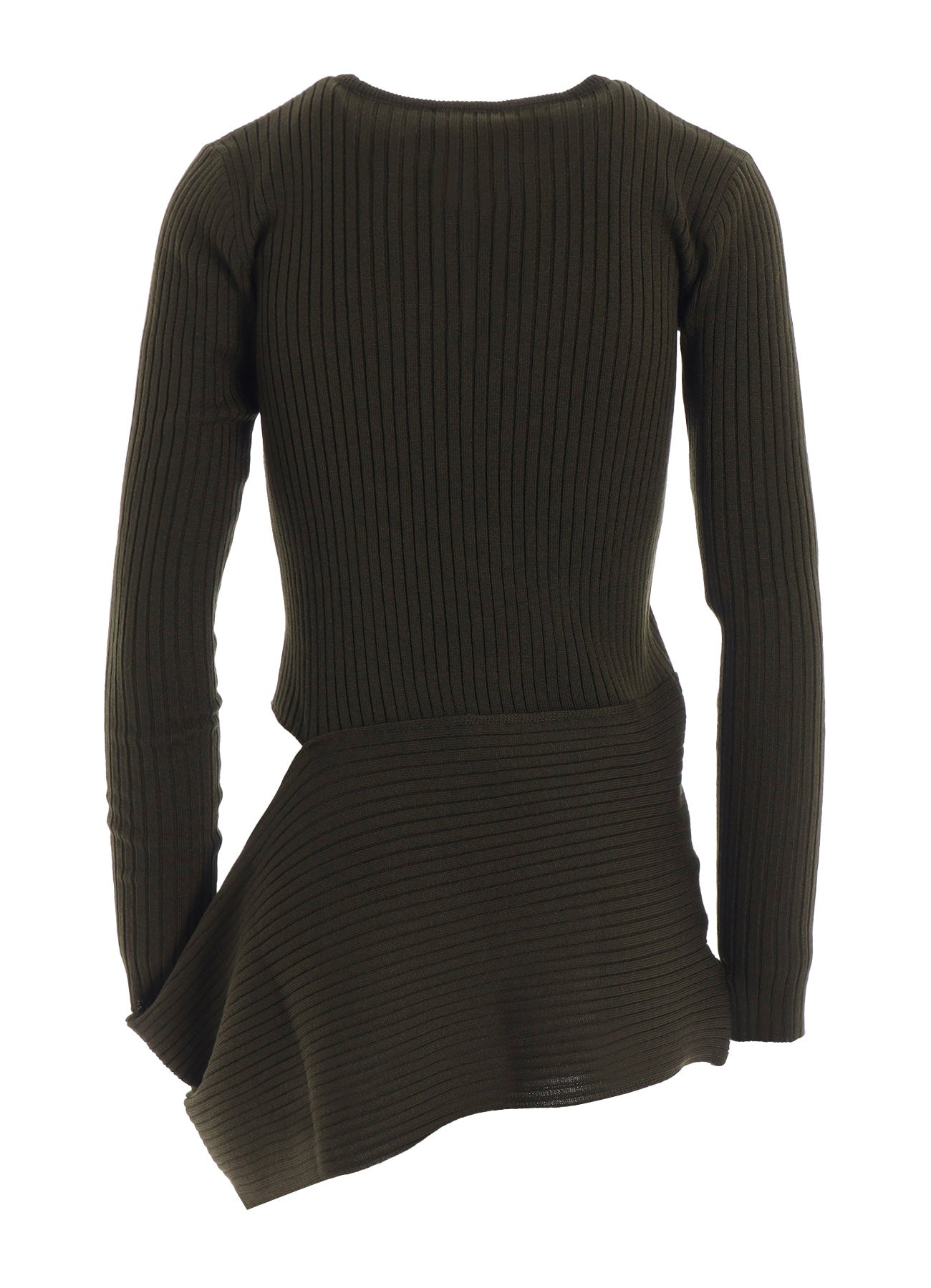 WOOL BREND PANEL KNIT