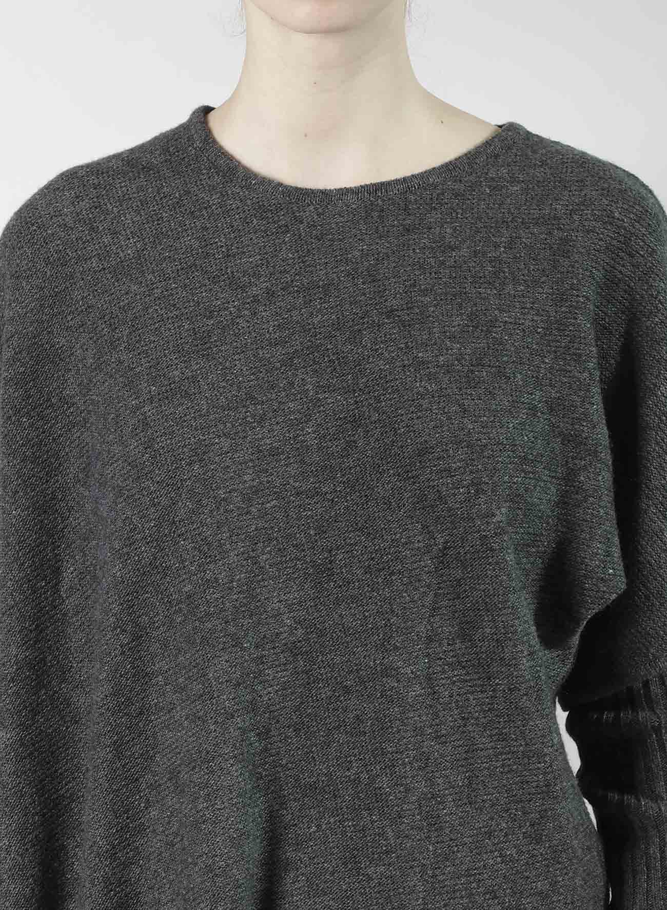 WOOL BREND ARRANGED KNIT