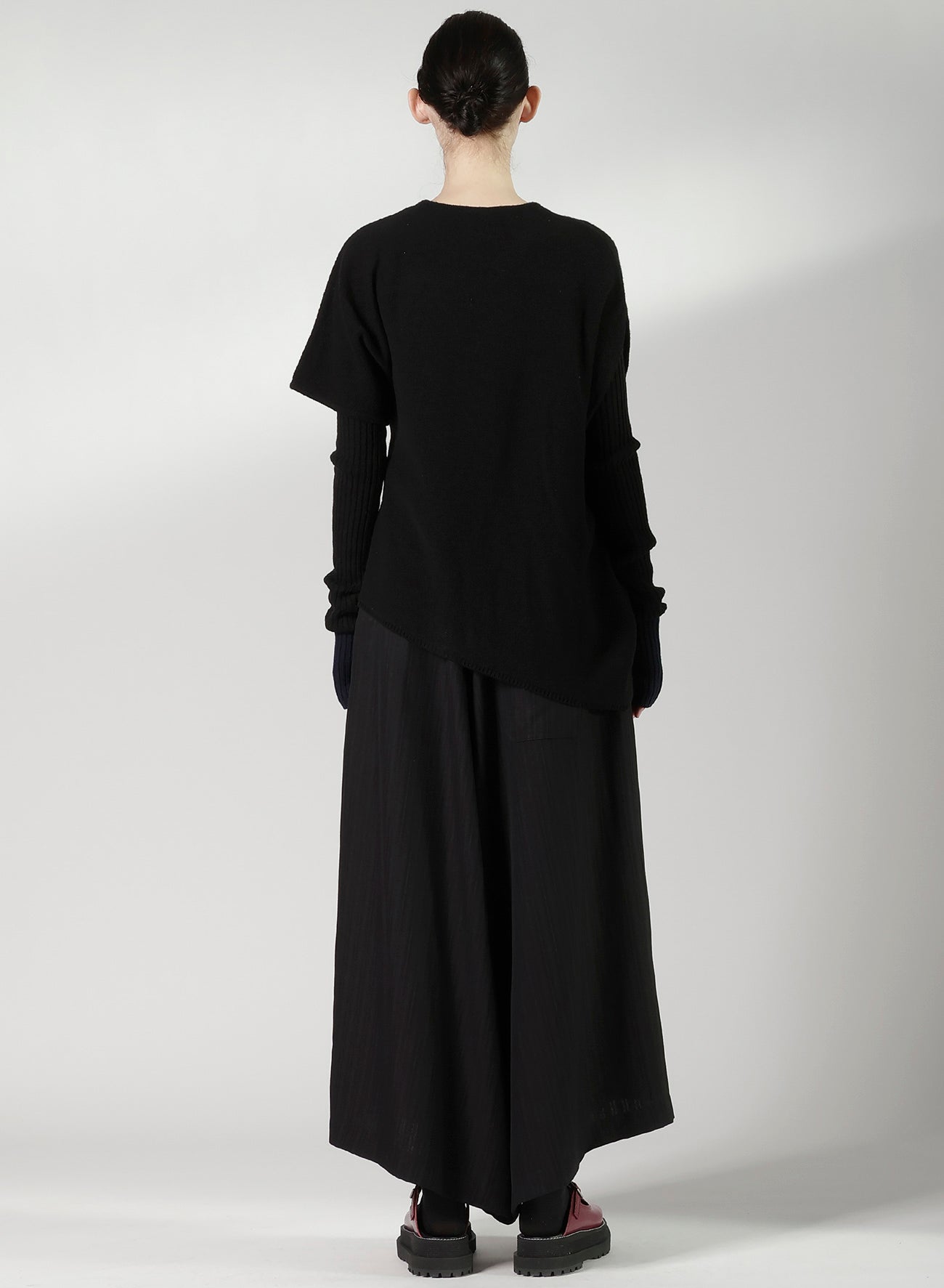 WOOL BREND ARRANGED KNIT