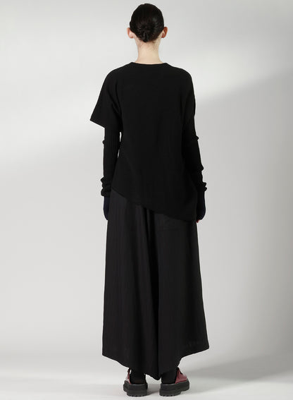 WOOL BREND ARRANGED KNIT