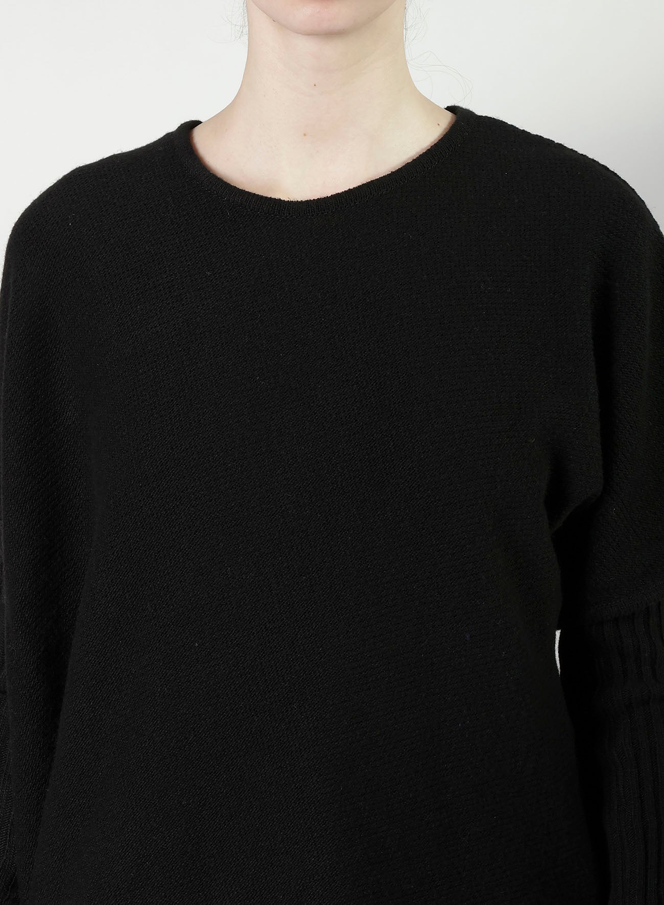 WOOL BREND ARRANGED KNIT