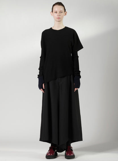 WOOL BREND ARRANGED KNIT