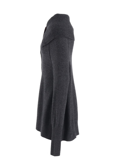 WOOL BREND DRAPED CARDIGAN