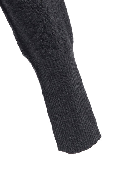 WOOL BREND DRAPED CARDIGAN