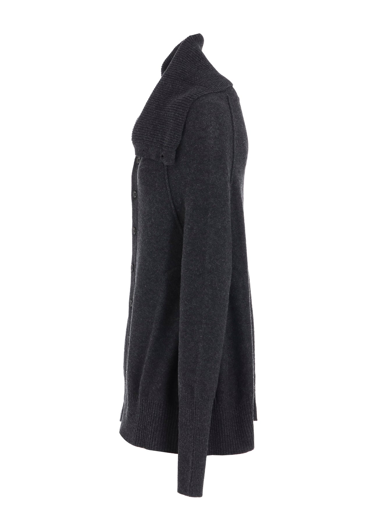 WOOL BREND DRAPED CARDIGAN