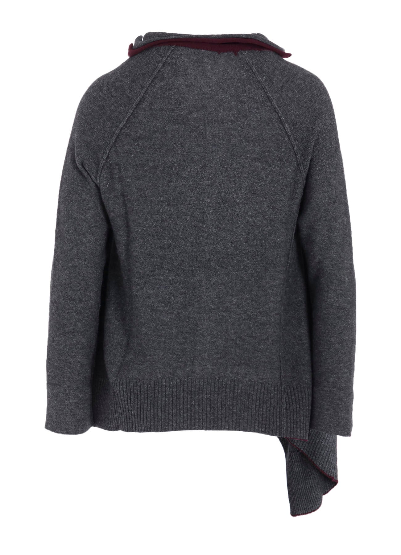 WOOL BREND DRAPED JACKET