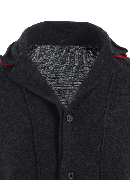 WOOL BREND DRAPED JACKET