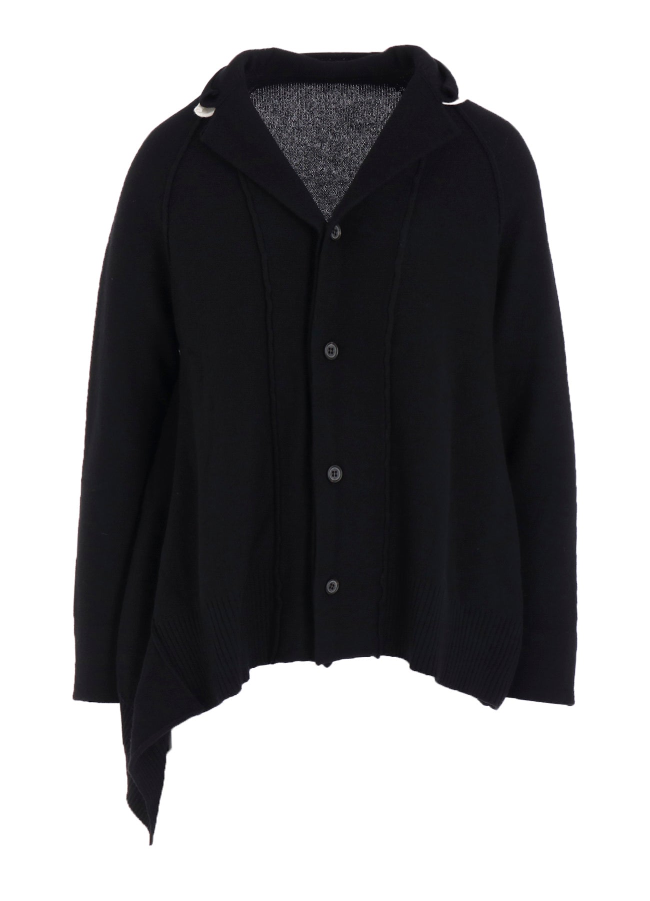 WOOL BREND DRAPED JACKET