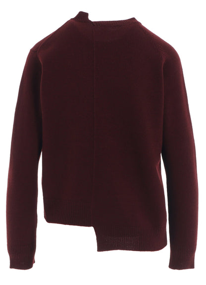 INTARSIA ASYMMETERIC PULLOVER