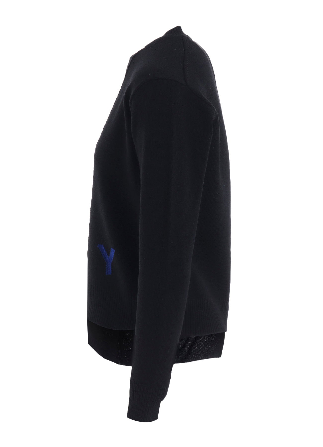 INTARSIA ASYMMETERIC PULLOVER