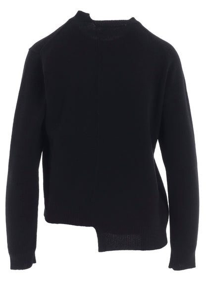 INTARSIA ASYMMETERIC PULLOVER