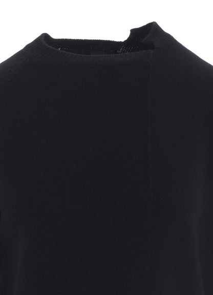 INTARSIA ASYMMETERIC PULLOVER