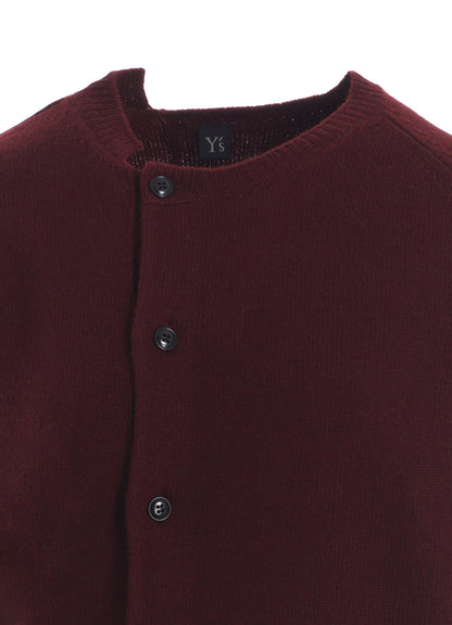 INTARSIA ASYMMETERIC CARDIGAN