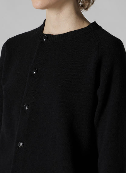INTARSIA ASYMMETERIC CARDIGAN