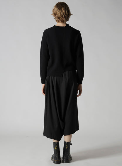 INTARSIA ASYMMETERIC CARDIGAN
