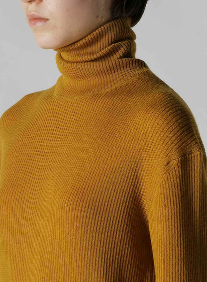 RIB HIGH NECK KNIT