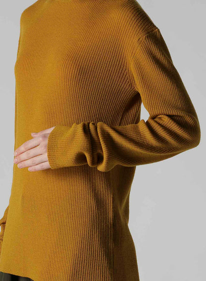 RIB HIGH NECK KNIT