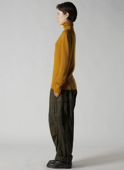 RIB HIGH NECK KNIT