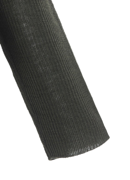RIB HIGH NECK KNIT