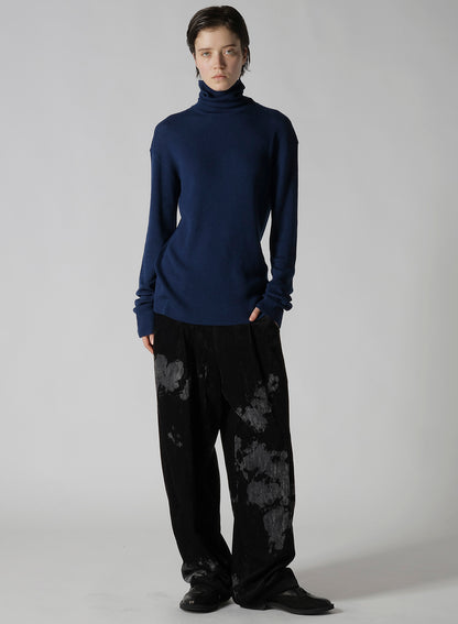 RIB HIGH NECK KNIT