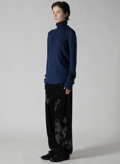 RIB HIGH NECK KNIT